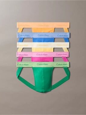 Calvin Klein Multicolor Cotton Stretch Jockstraps